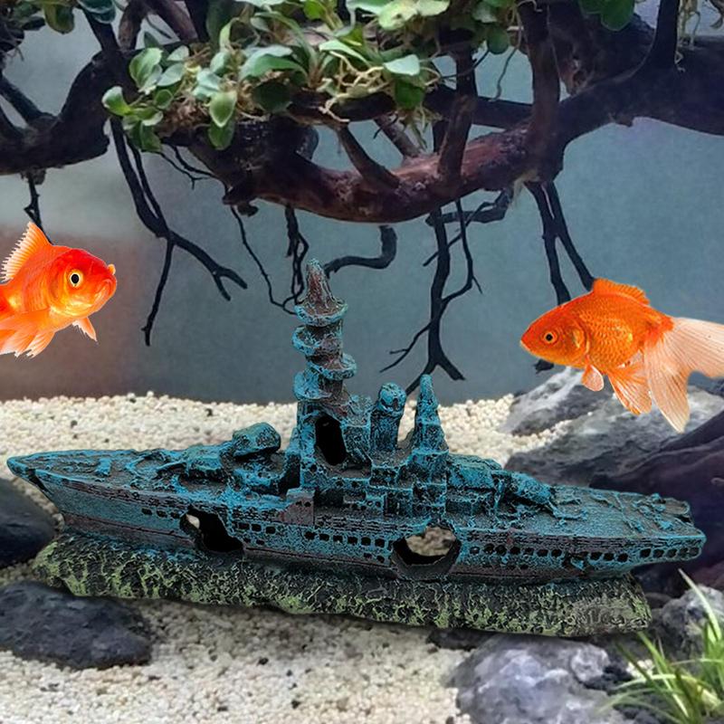 ถังปลา Shipwreck ตกแต่งถังปลาเ - Aquarium Fish For Sale บทวิจารณ์และราคา