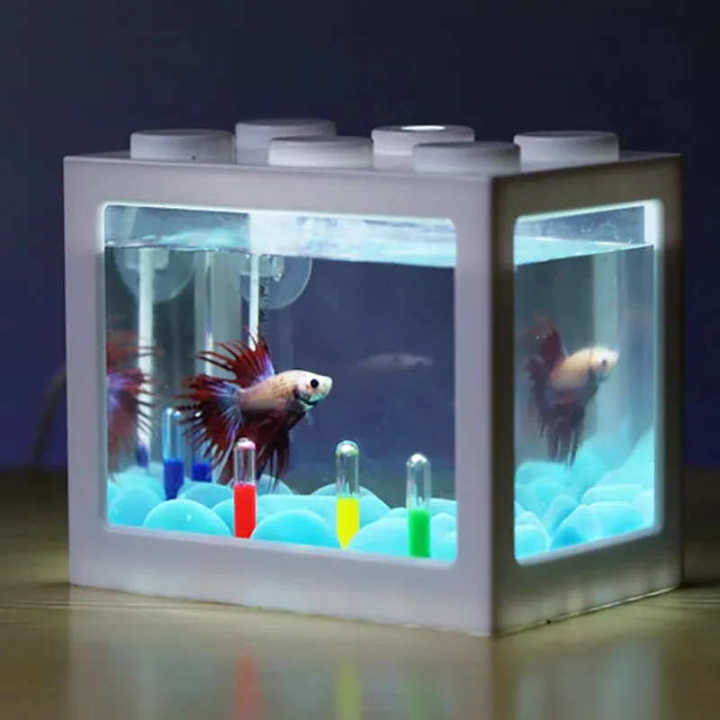 1L USB LED Desktop Mini Aquari - Aquarium Fish For Sale บทวิจารณ์และราคา