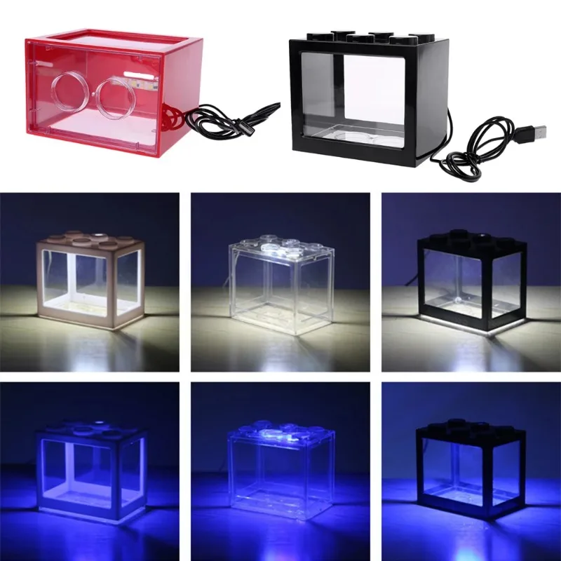 1L USB LED Desktop Mini Aquari - Aquarium Fish For Sale บทวิจารณ์และราคา