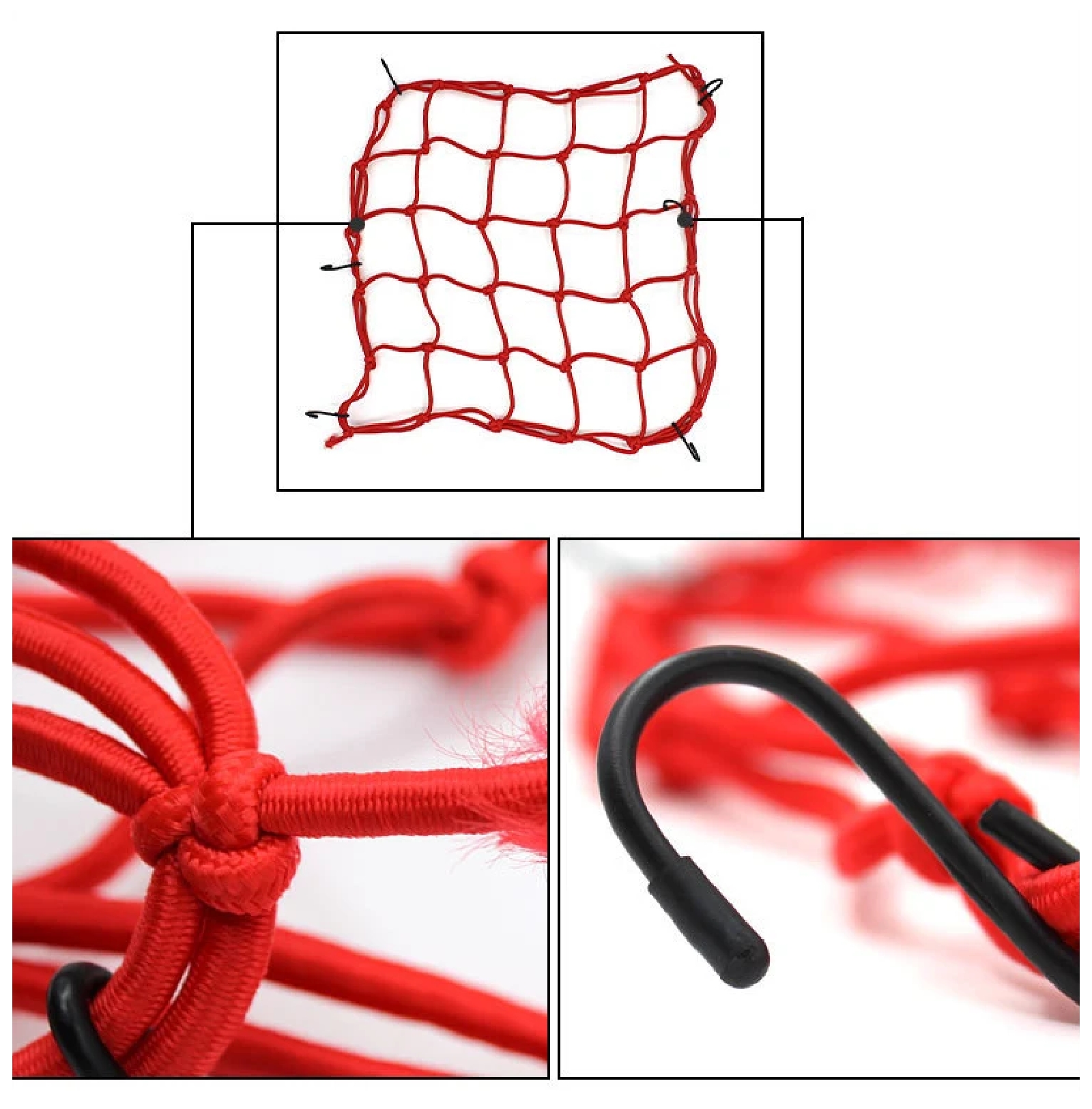 1x รถจักรยานยนต์กระเป๋าสุทธิหม - Tank Divider Mesh บทวิจารณ์และราคา