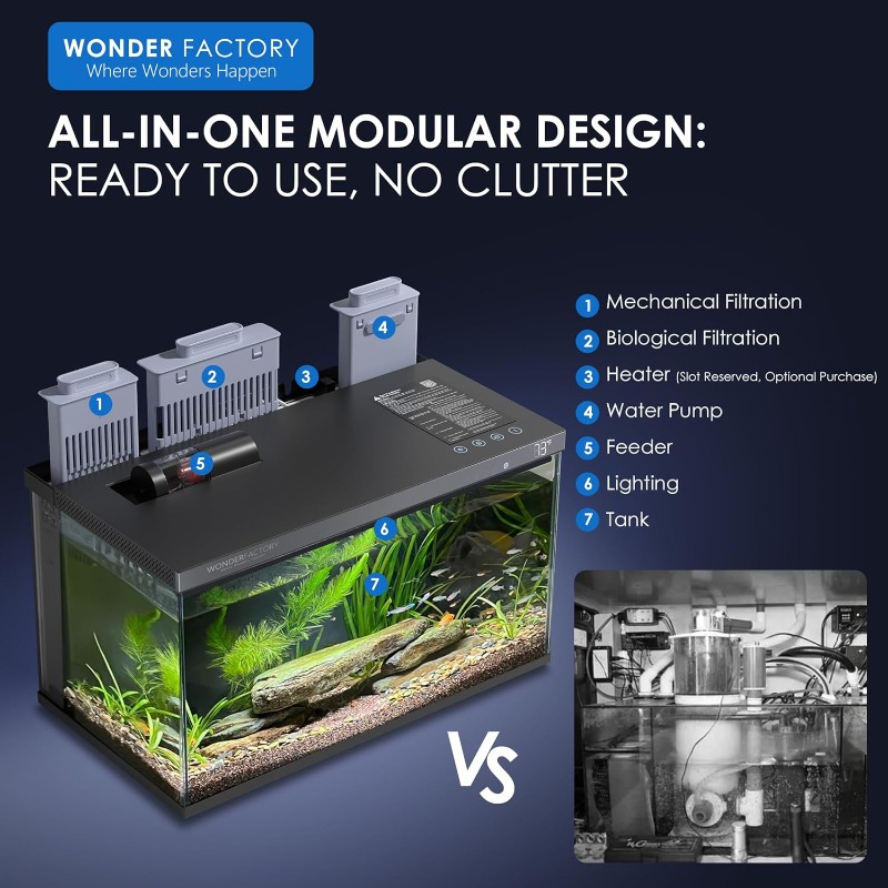 ตู้ปลาอัจฉริยะ, ตู้ปลาแก้ว, ระ - Aquarium Fish Feeder Automatic บทวิจารณ์และราคา
